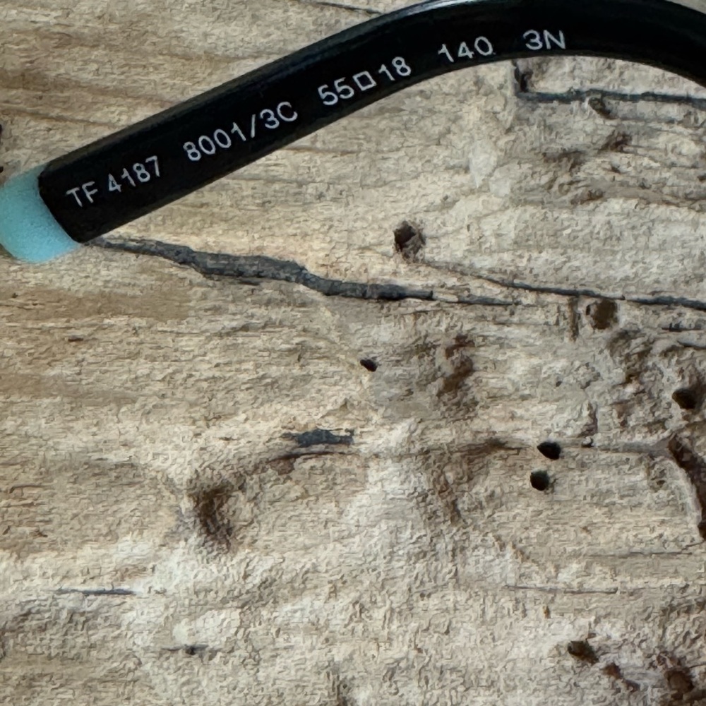 Tiffany 4187F  80013C Sunglasses with Tiffany case and dust cloth, Authentic - Picture 5 of 5